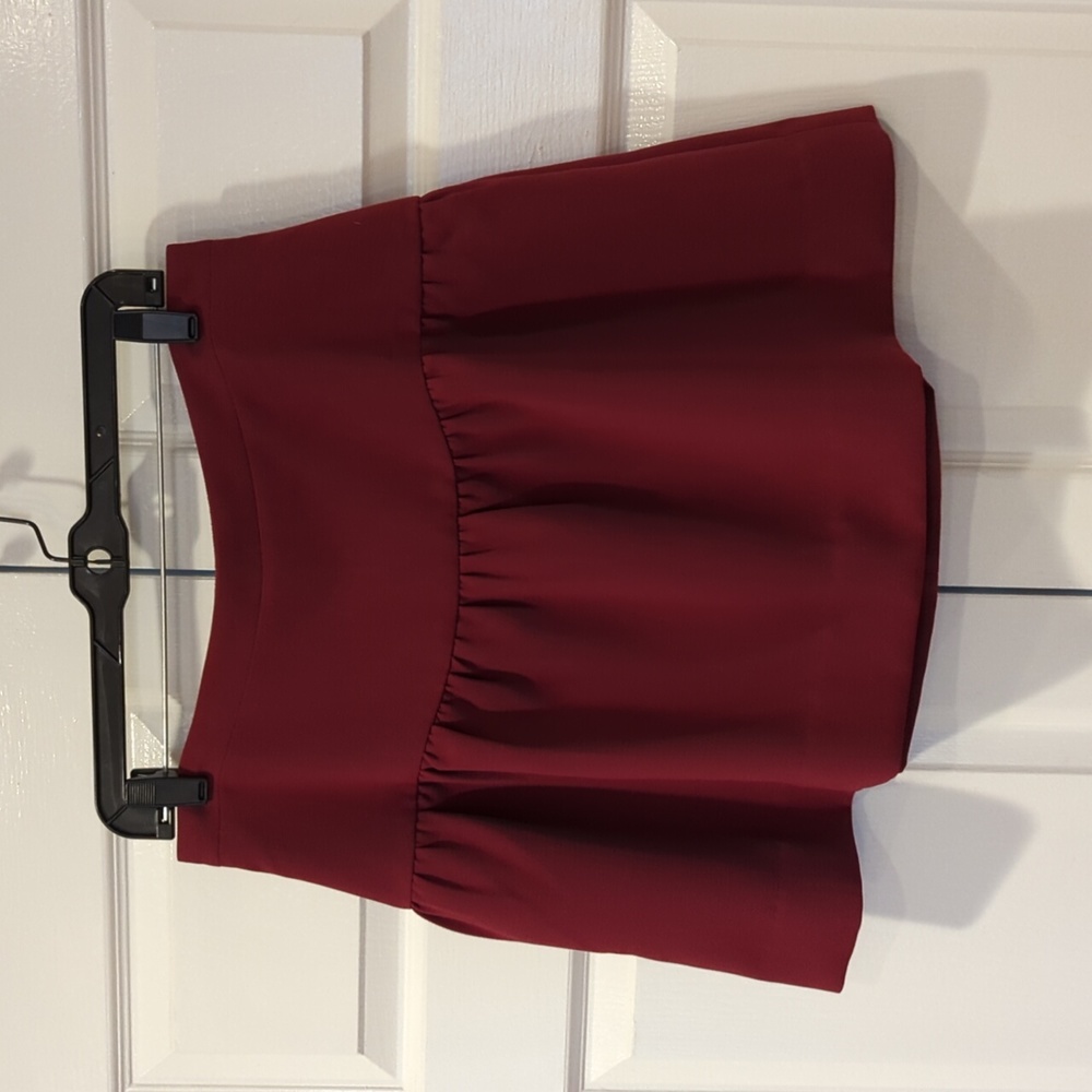 J Crew Red skirt size 8